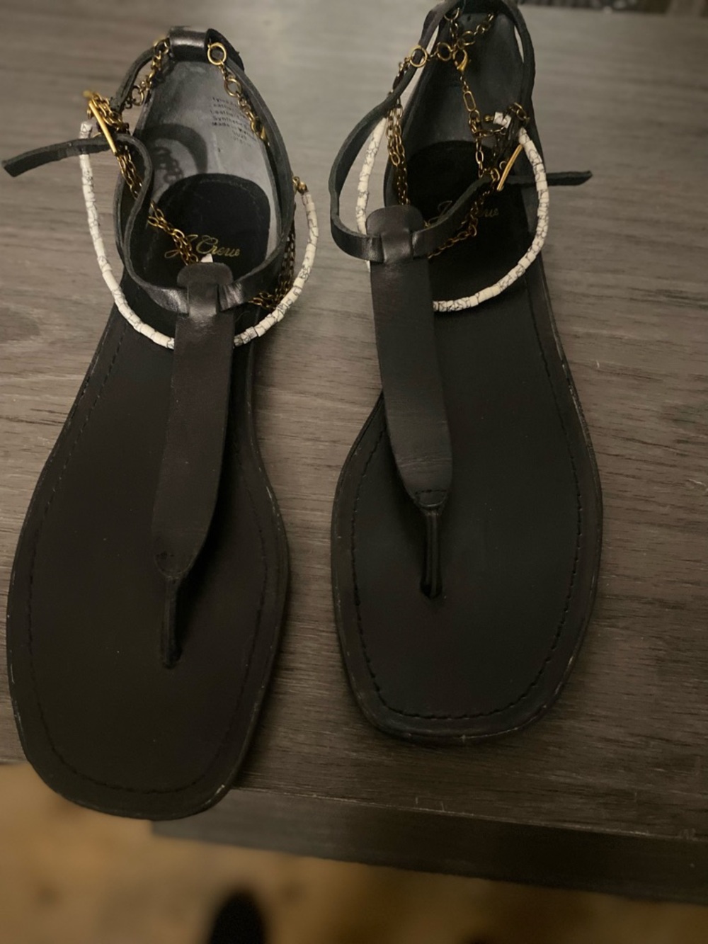 J.Crew only wore once . Super cute size 9 . They can go with anything!